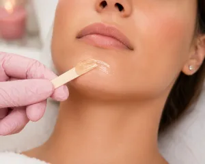 Epilation menton