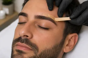 Epilation sourcils homme